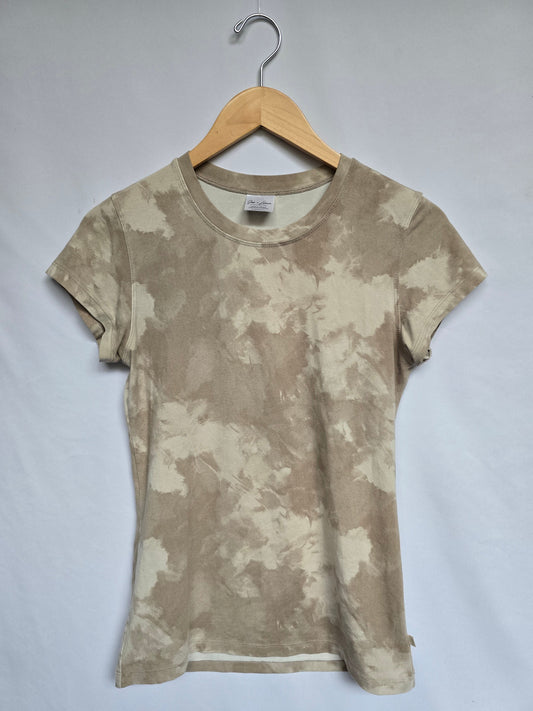 Jax & Lennon Sand Tie-dye Fitted Tee • X-Small