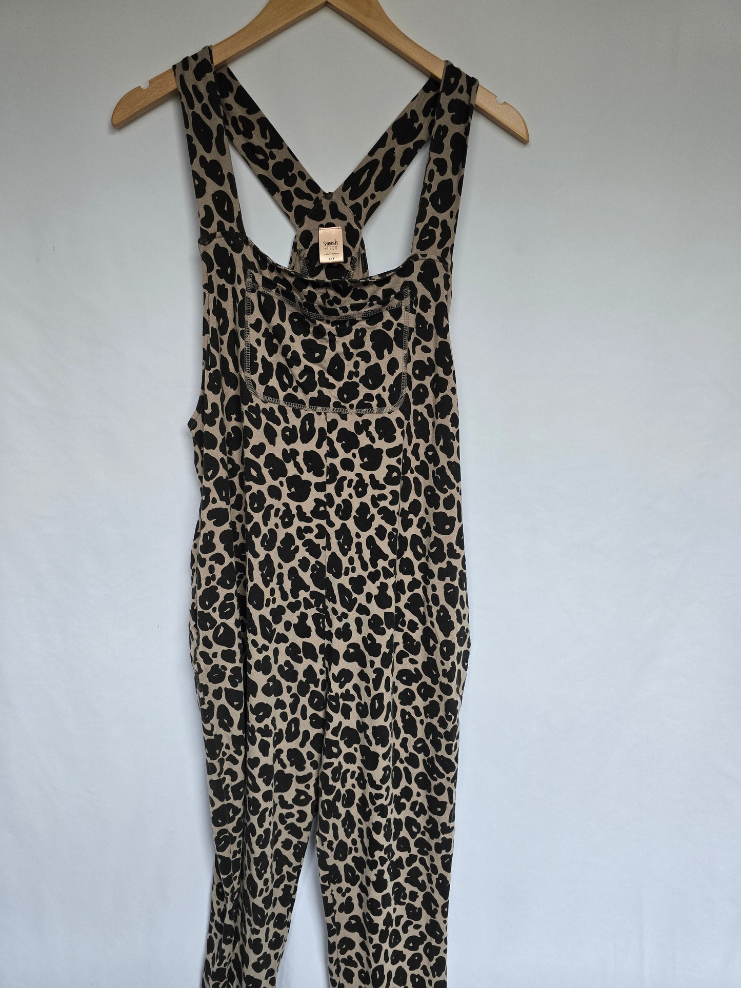 Smash & Tess Leopard Romperall • Medium