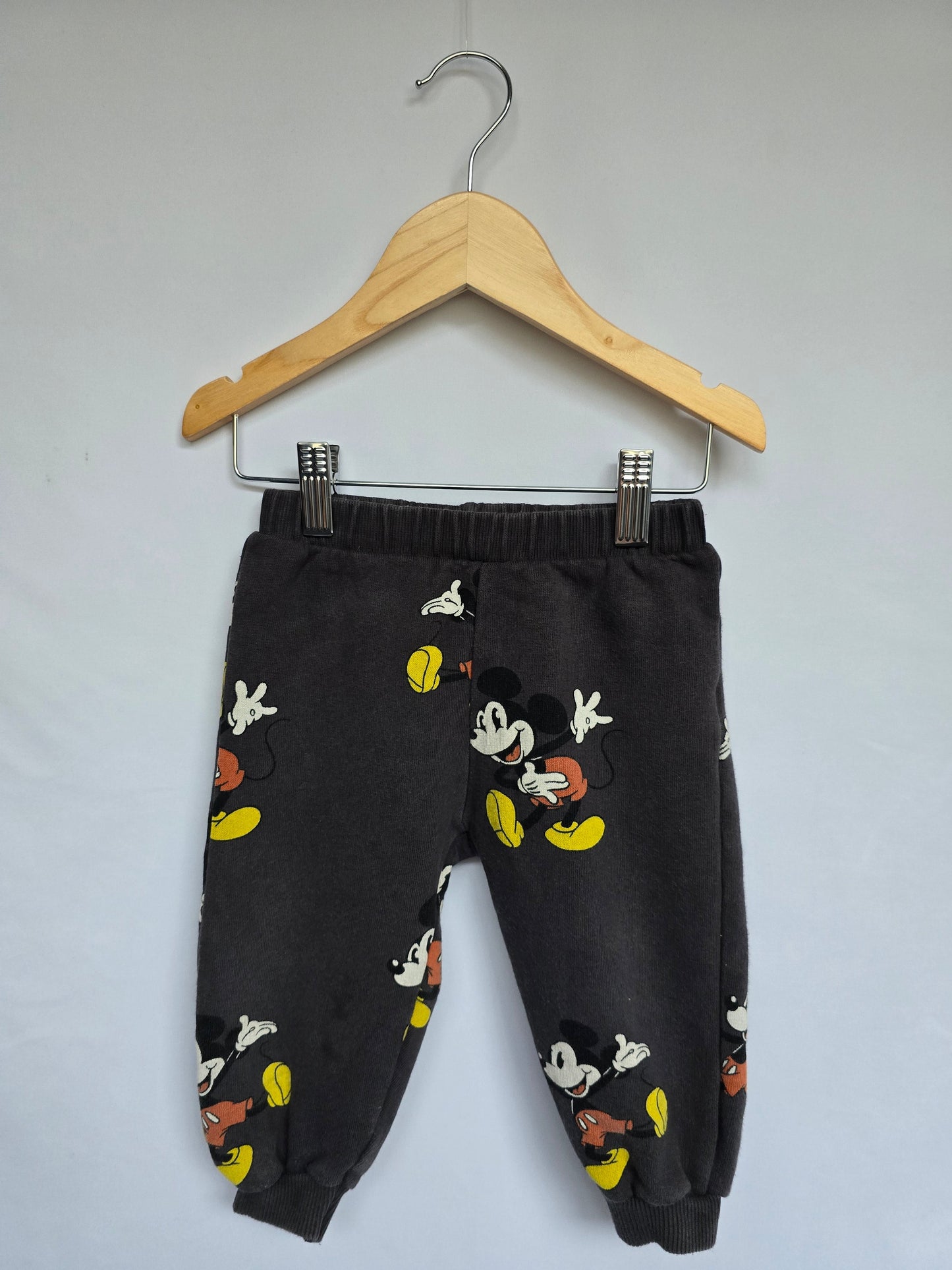 Zara Mickey Sweatpants *stain* • 18-24 months