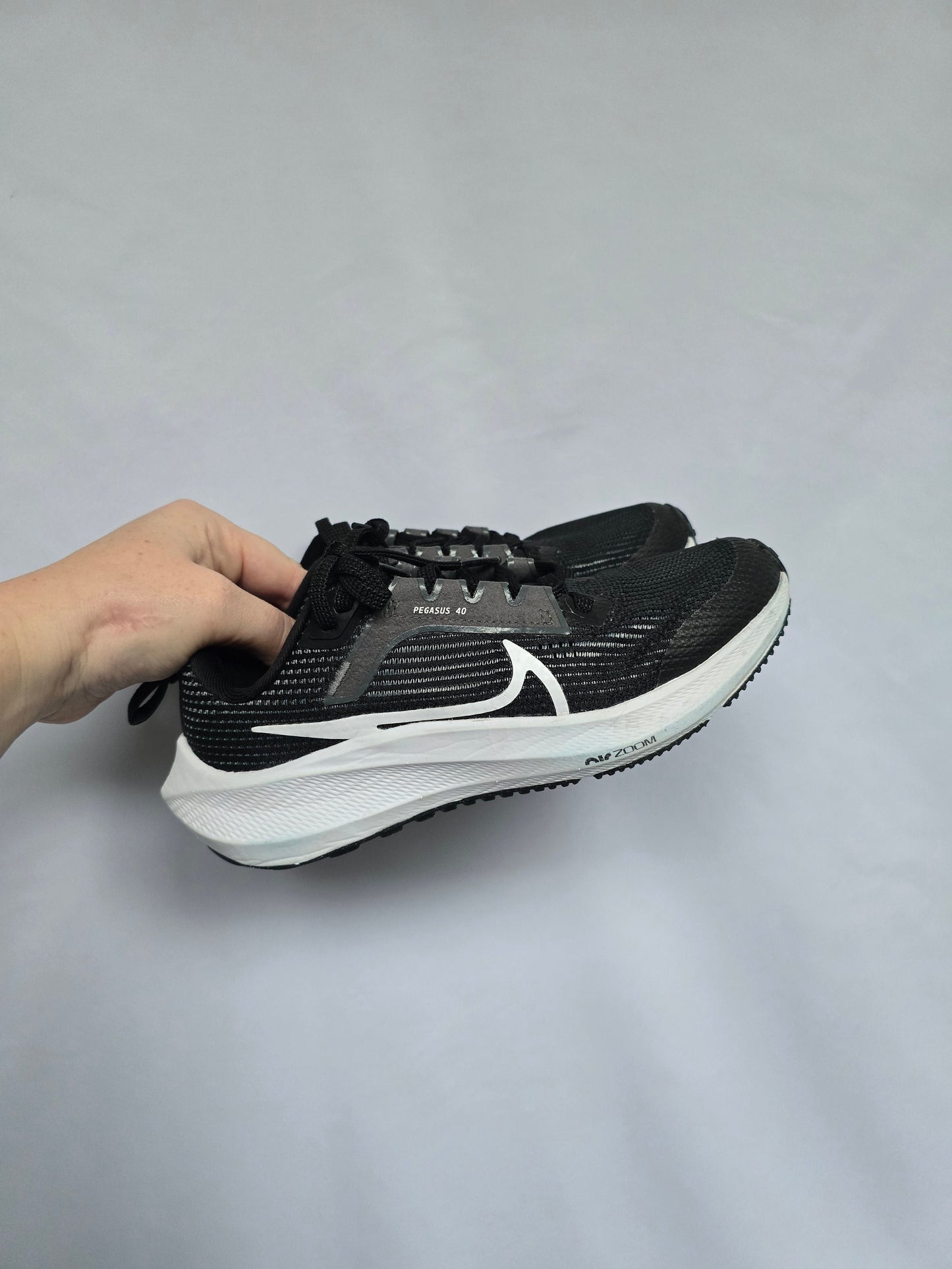 Nike Black/White Air Zoom Runners • 1.5C