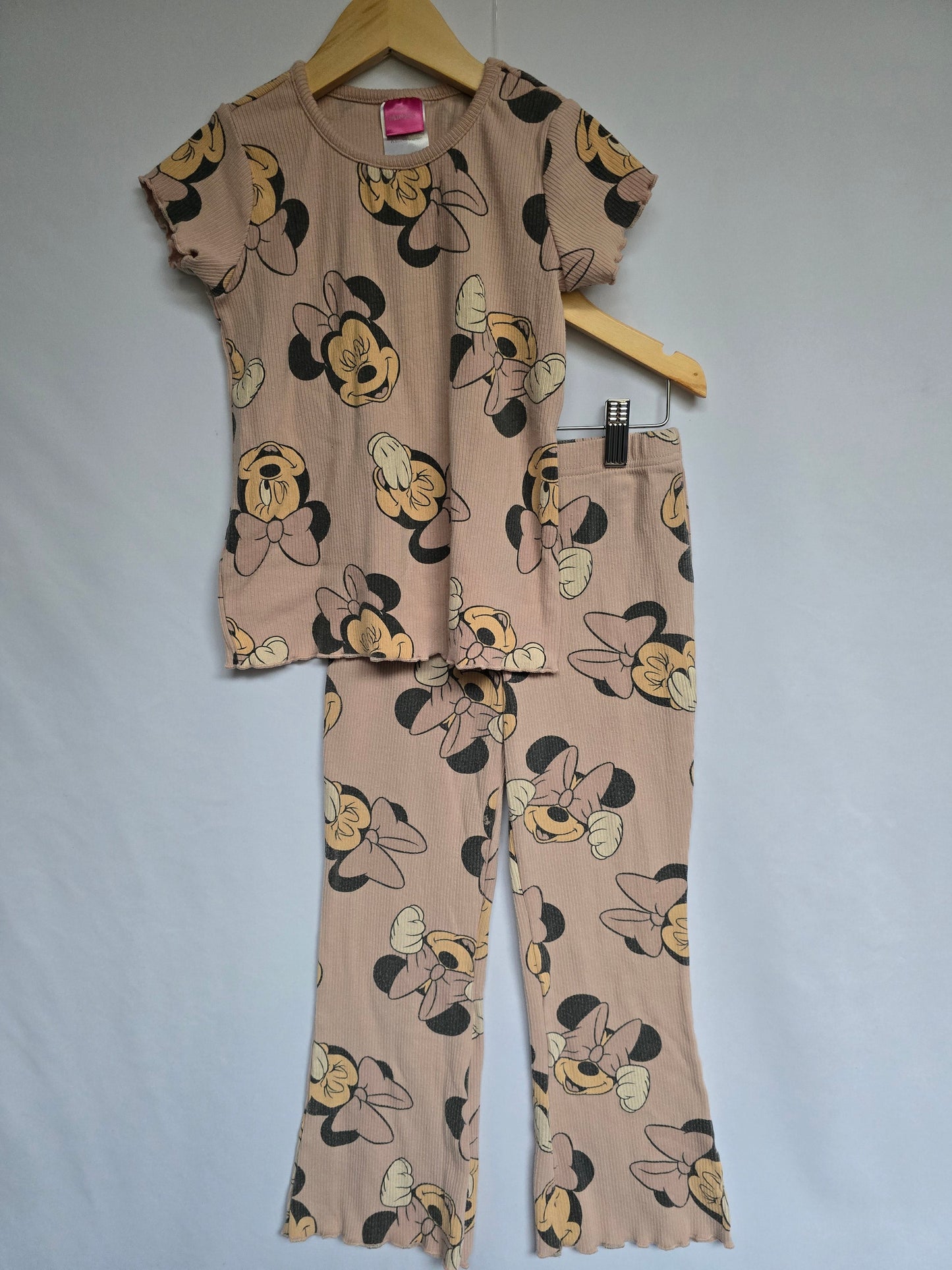 PLAY Disney Minnie Mouse Ribbed Tee & Flare Pants • 6 years