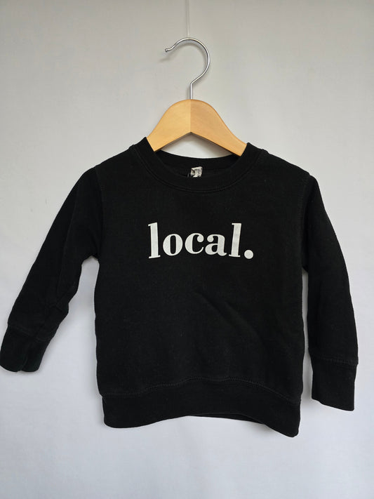 Grey & Beau Black Local Crewneck • 2 years