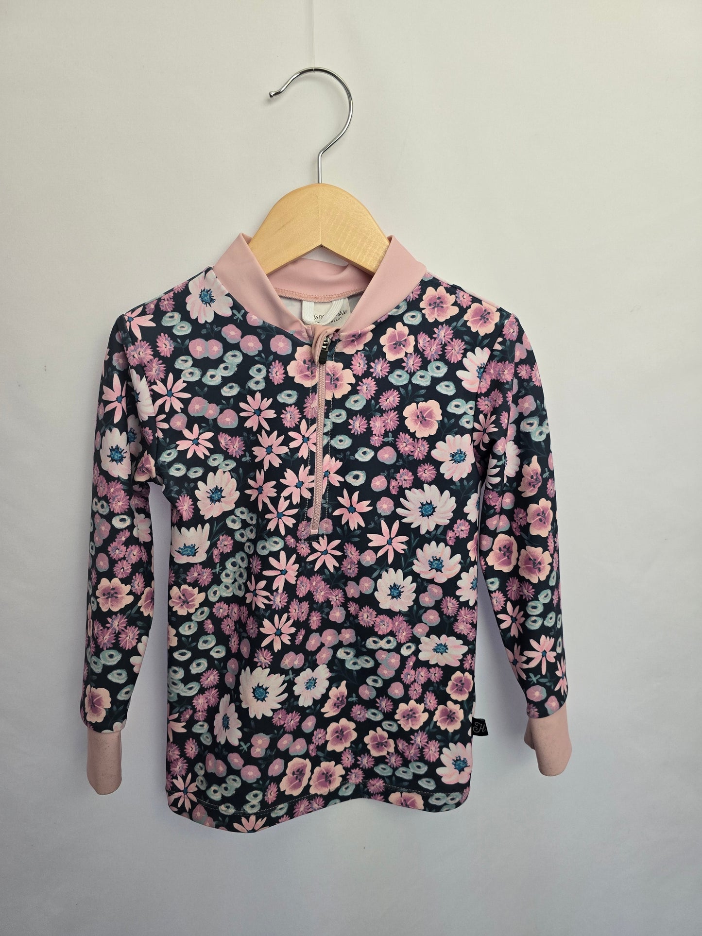 Honeysuckle Floral Rashguard • 4-5 years