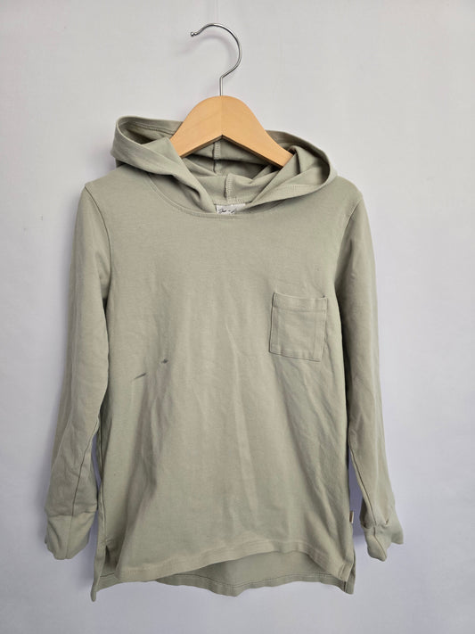 Jax & Lennon Mint Hoodie *stains* • 4-5 years