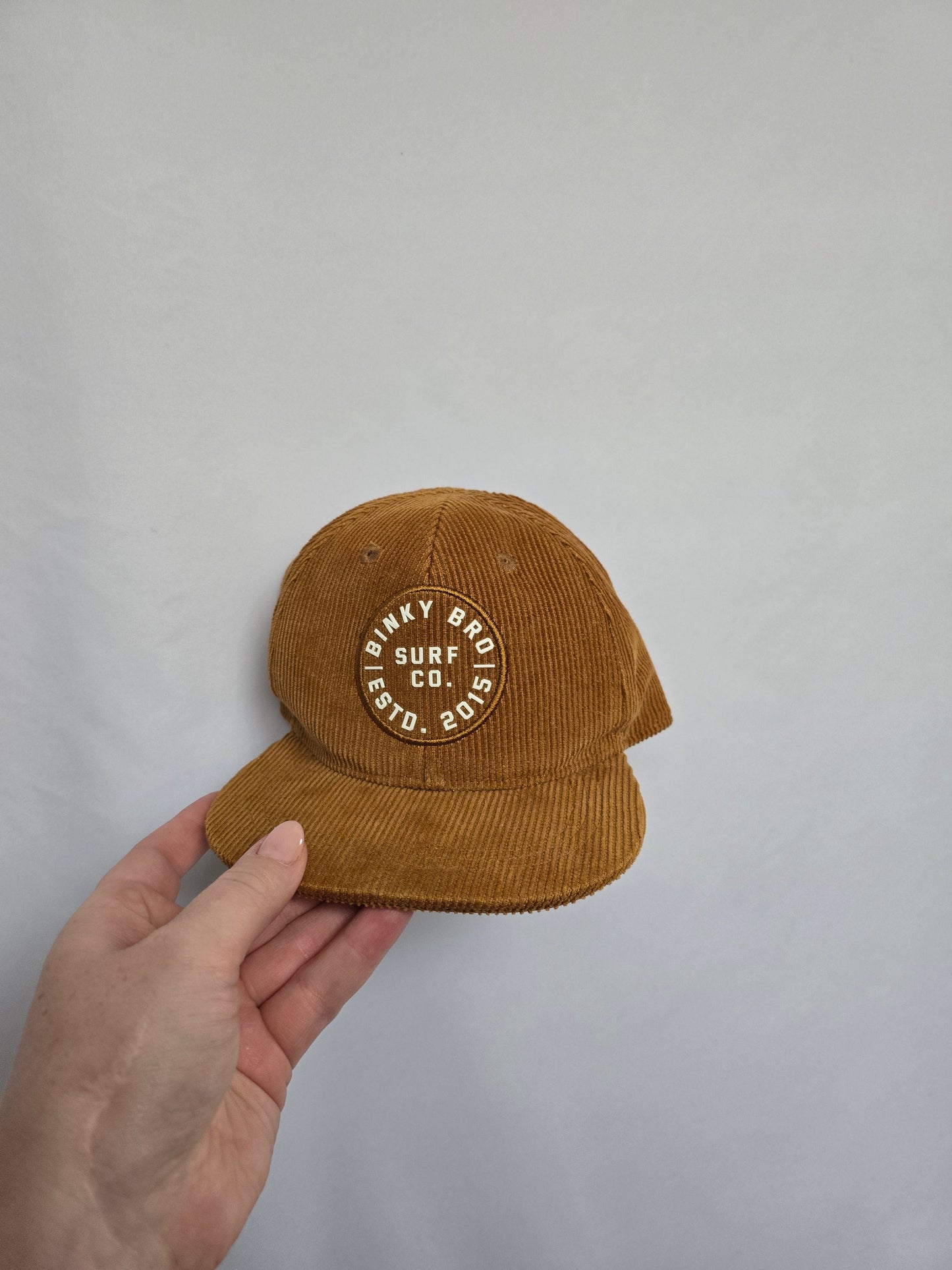 Binky Bro Brown Cord Snapback • 4-12 months