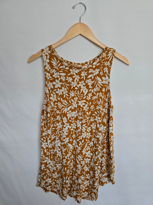 Old Navy Luxe Floral Tank • Medium