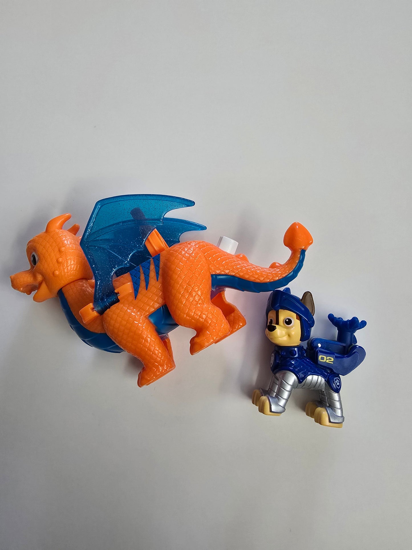 Paw Patrol Rescue Knights Chase & Dragon Draco Action Figure