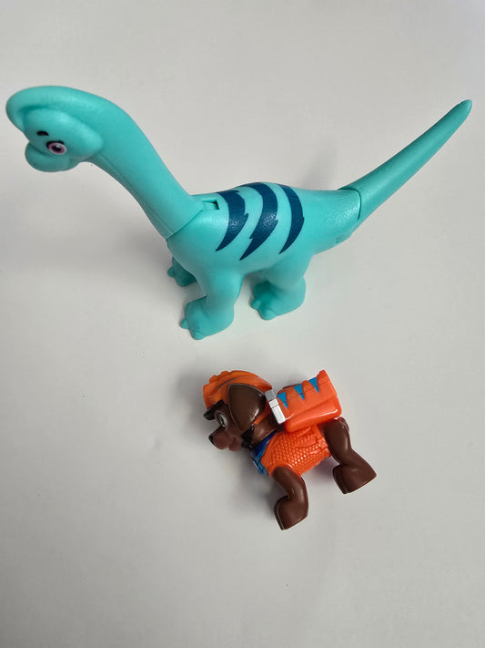 Paw Patrol Dino Rescue Zuma & Dinosaur Action Figure