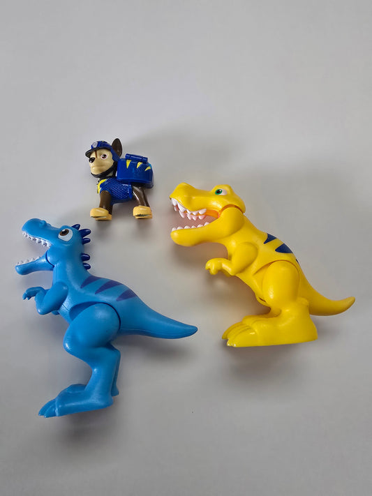 Paw Patrol Dino Rescue Chase & Dinosaur Action Figures