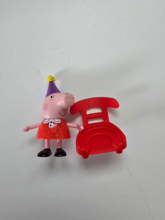 Peppa Pig Birthday Figure & Chair