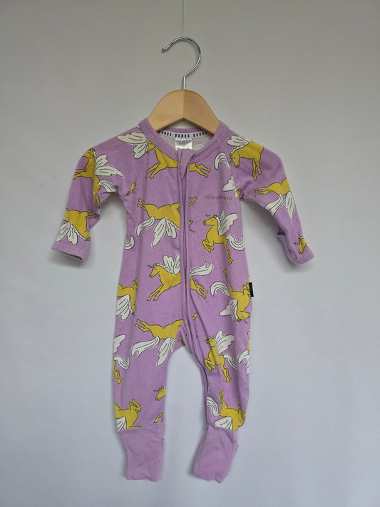 Bonds Purple Pegasus Wondersuit • 0-3 months