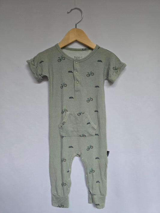 Belan J Bikes Tee Romper • 12-18 months