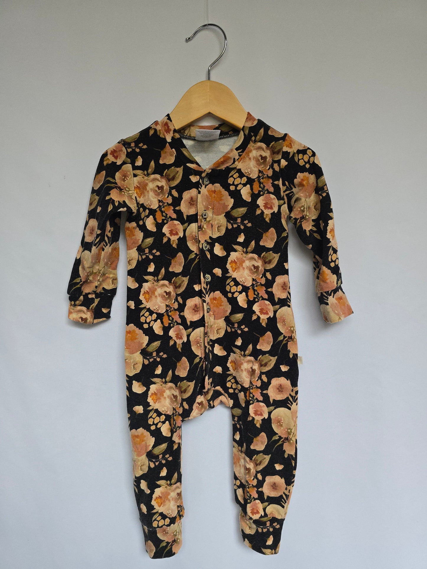 Jax & Lennon Moody Floral Lounge Suit • 6-12 months