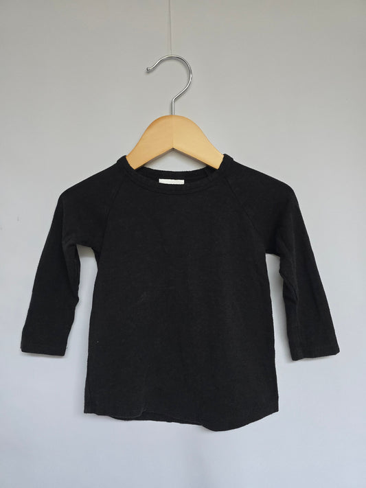 Jax & Lennon Black Long Sleeve Shirt • 6-12 months
