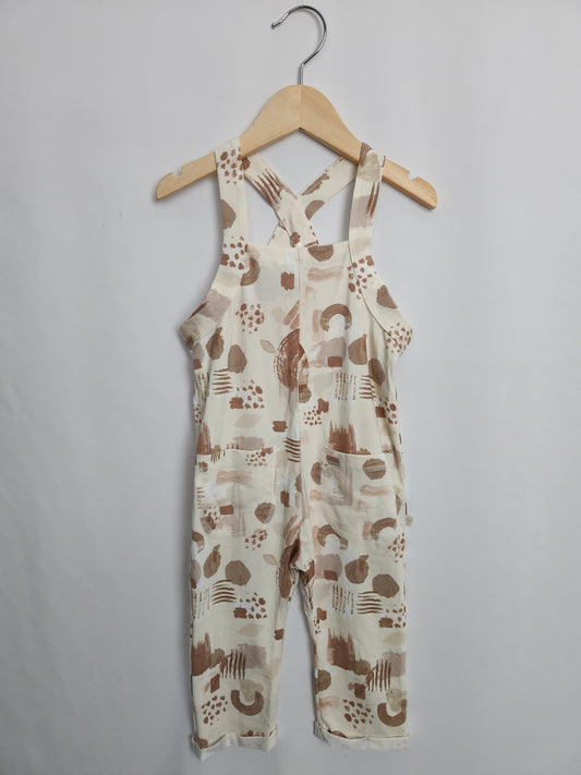 Jax & Lennon Abstract Shapes Romperalls • 2-3 years