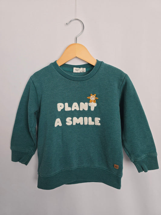 TenTree Everest Plant a Smile Crewneck • 4 years
