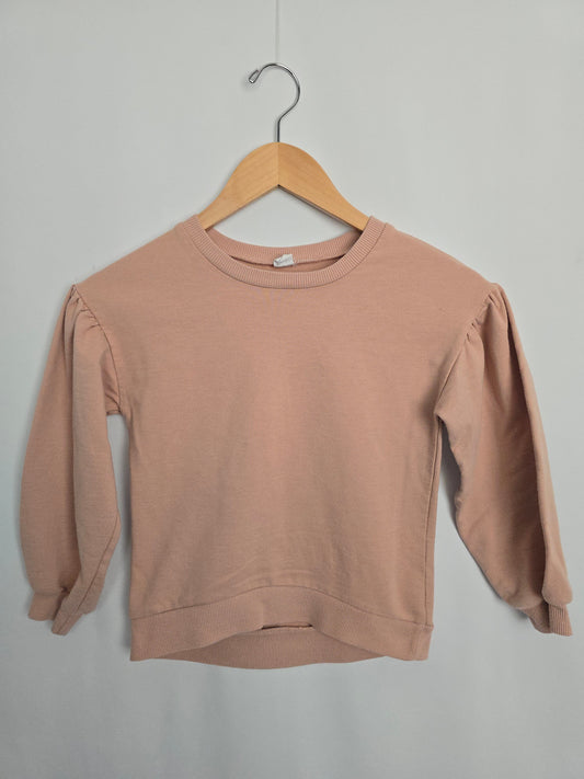 PL Kids Peach Drop Shoulder Crewneck • 6 years