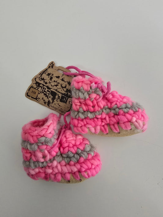 NEW Padraig Cottoge Knit Booties • Newborn