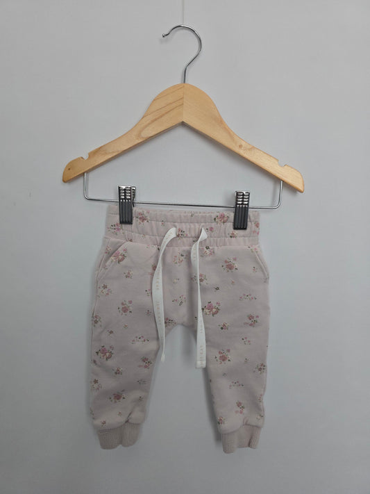 Jamie Kay Blush Floral Sweatpants • 0-3 months