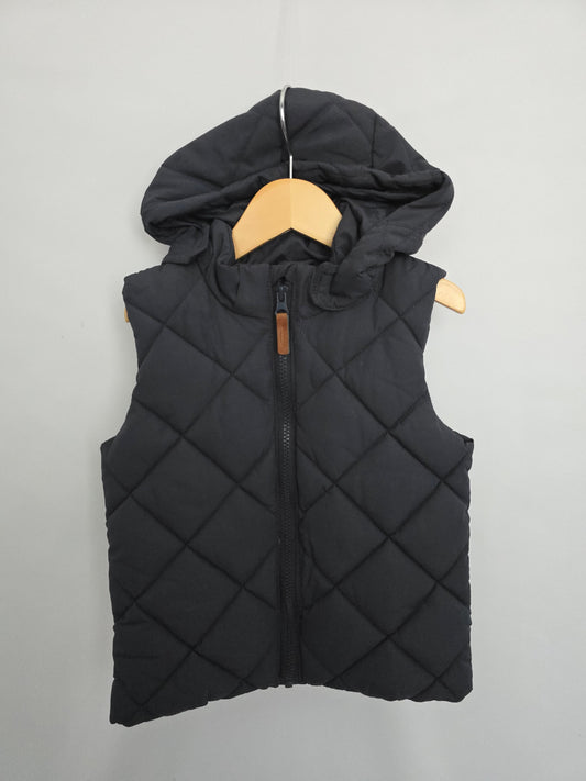 H&M Hooded Puffer Vest • 18-24 months