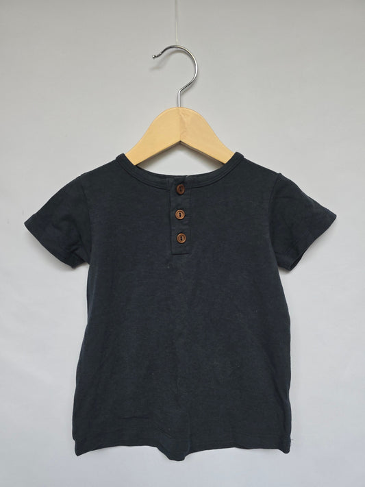 Haven Kids Navy Basic Tee • 18-24 months