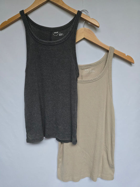 Aerie Super Soft Fitted Tanks • Large