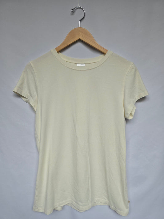 Jax & Lennon Ivory Basic Tee • Large