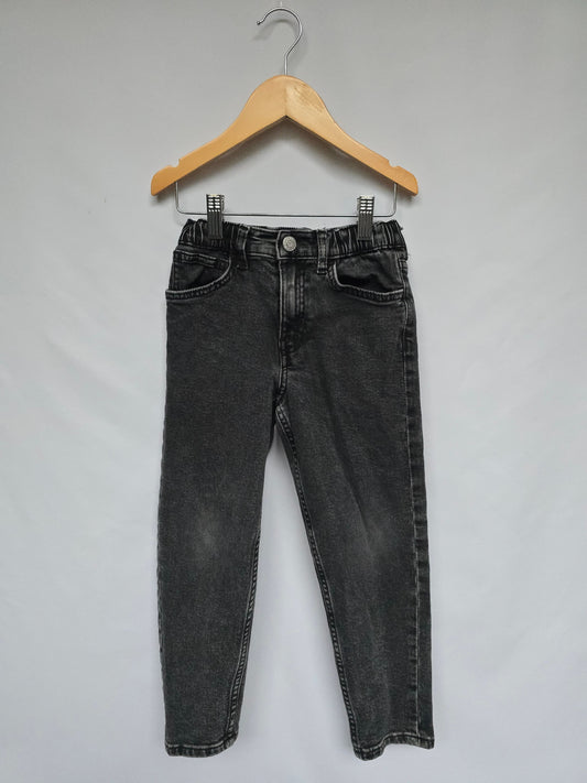 H&M Grey Loose Fit Jeans • 5-6 years