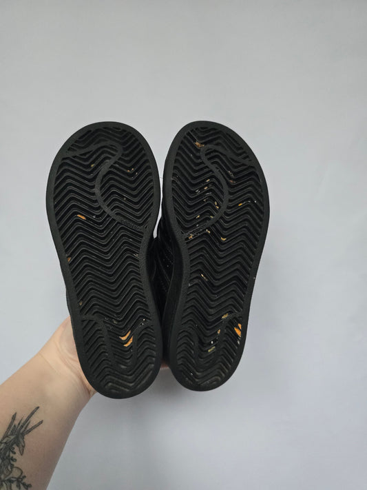 Adidas Black Velcro Sneakers • 12C