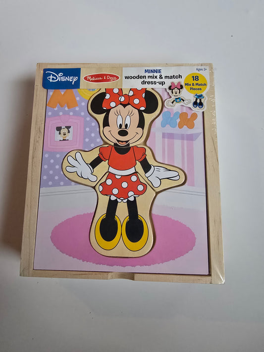 NEW Melissa & Doug Minnie Mix & Match Dress-up
