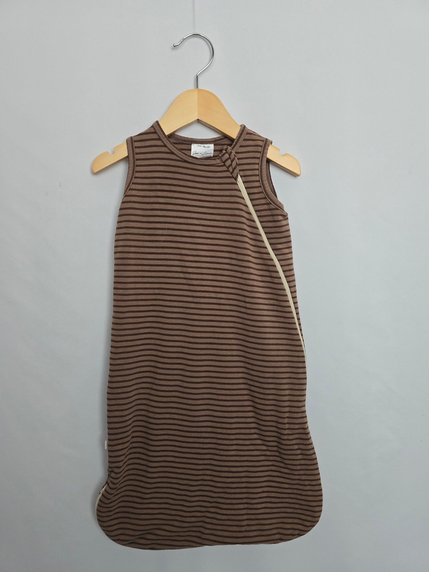 Jax & Lennon Mocha Stripes Sleepsack • 0-6 months