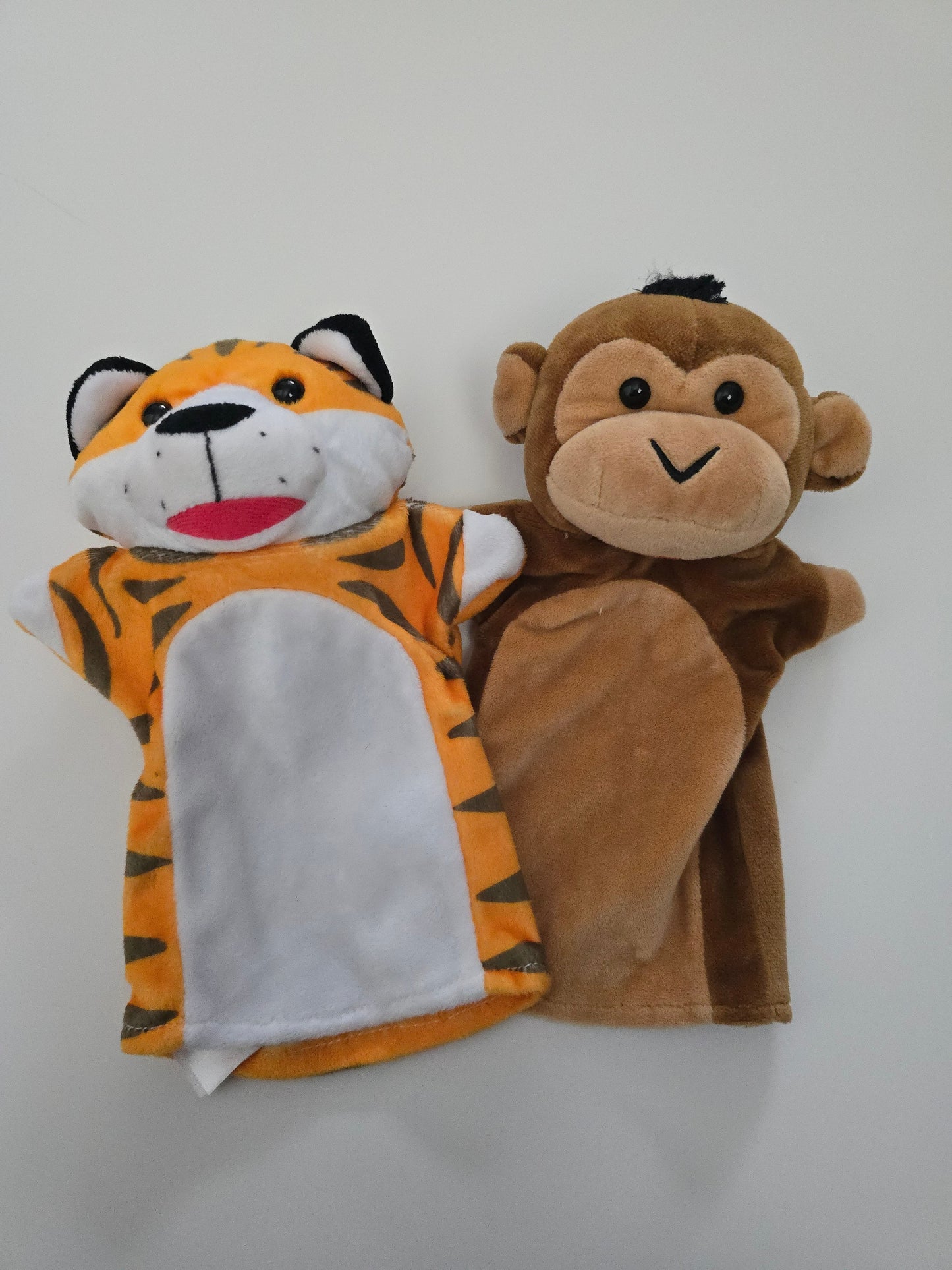 Melissa & Doug Monkey & Tiger Hand Puppets