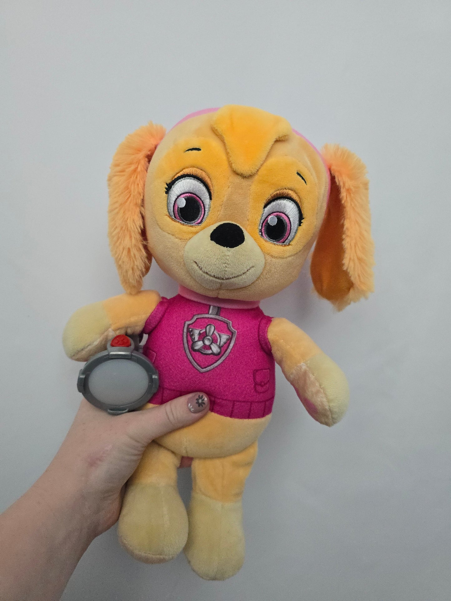 Paw Patrol Snuggle Up Skye Plush with Flashlight and Sounds