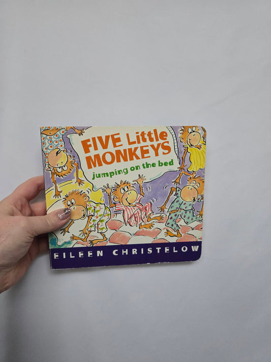 Five Little Monkeys Jumping On The Bed • Board Book