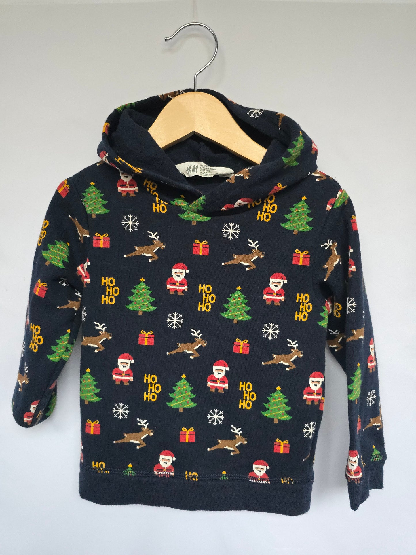 H&M Santa Hoodie • 18-24 months