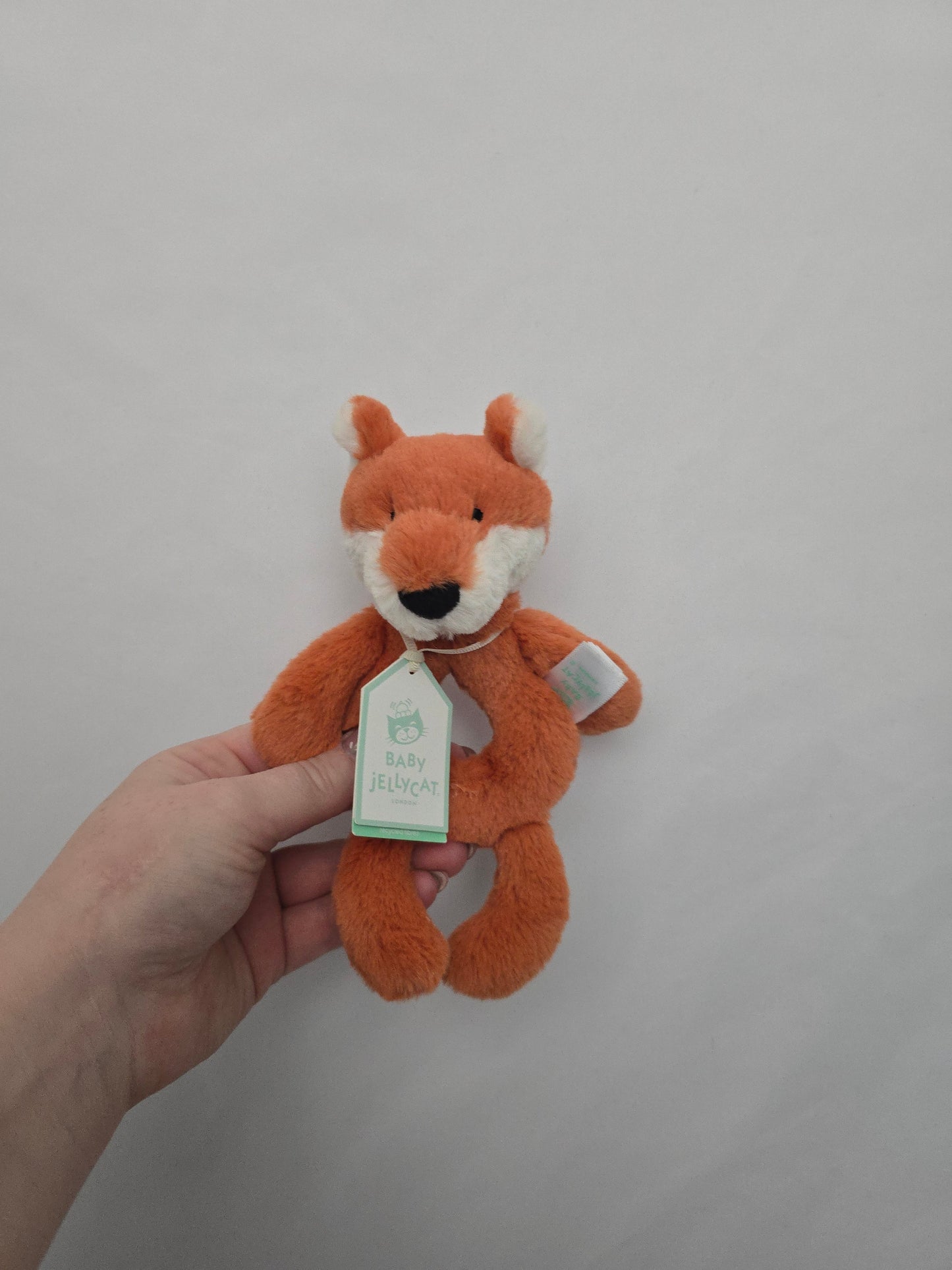 NEW Baby Jellycat Fox Rattle