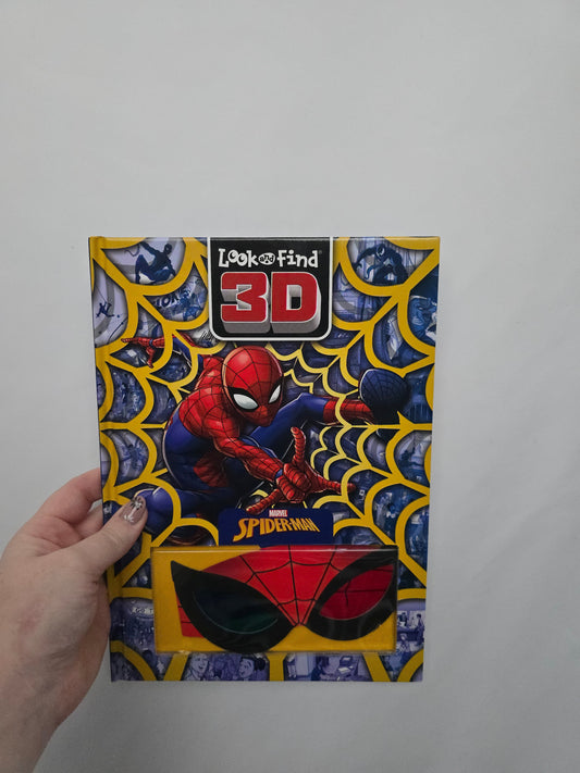 Spiderman 3D Look & Find • Hardcover Book
