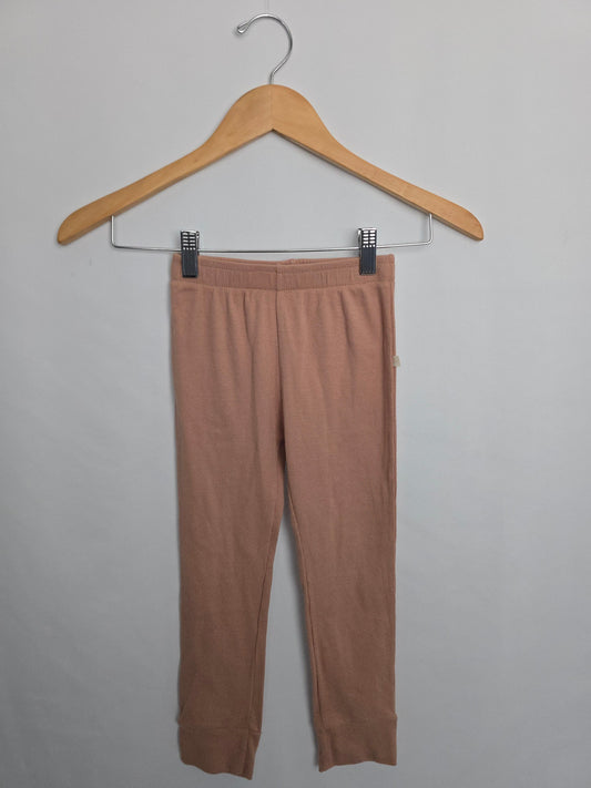 Jax & Lennon Ribbed Driftwood Joggers • 4-5 years