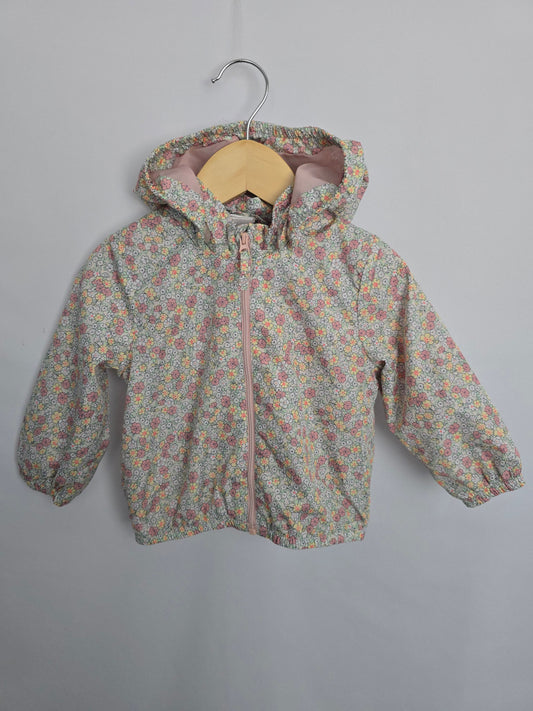 H&M Floral Windbreaker • 6-9 months