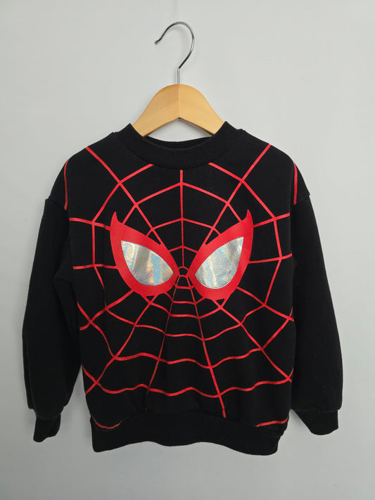 H&M Spiderman Sweatshirt • 4-6 years