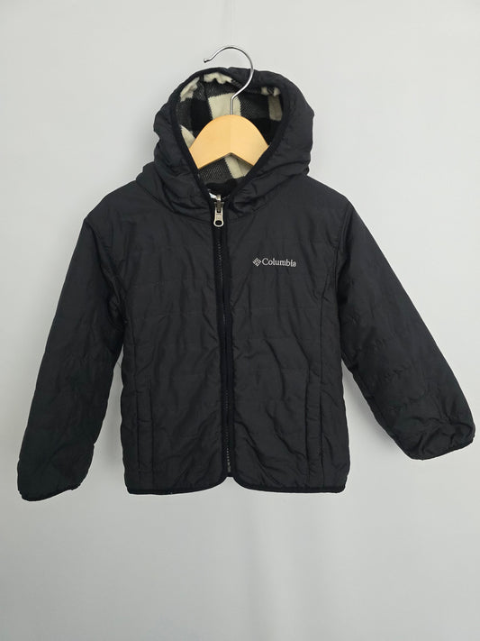Columbia Reversible Fleece/Waterproof Jacket • 4 years