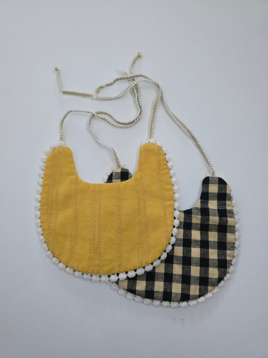 2 Pack Boho Tie Up Bibs (3)