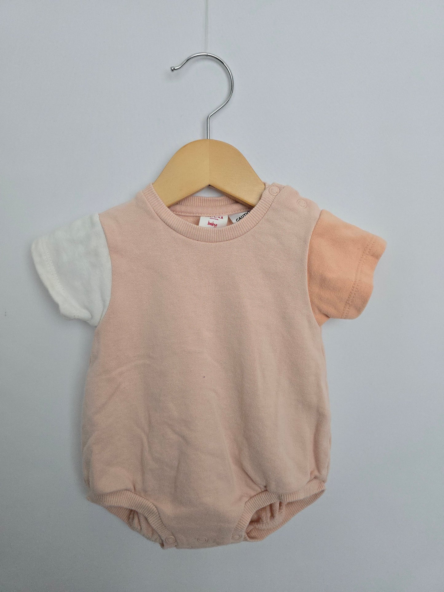 Seed Heritage Tee Bubble Romper • 0-3 months