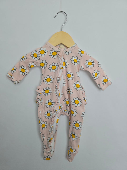 Siix Organic Cotton Floral Sleeper • Newborn