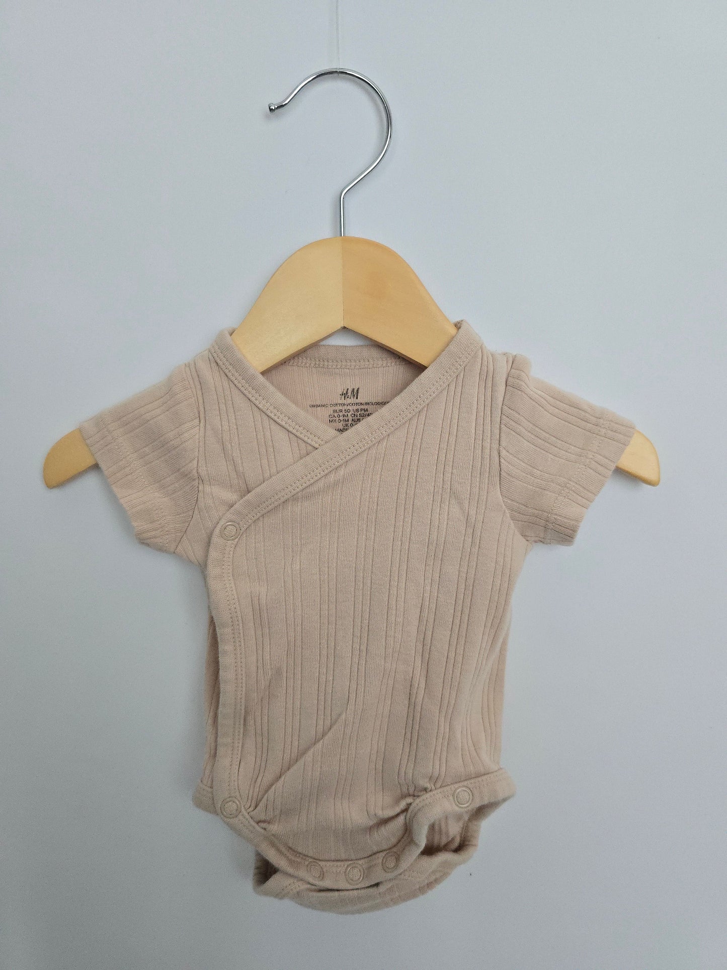 H&M Pink Layette Bodysuit • Newborn