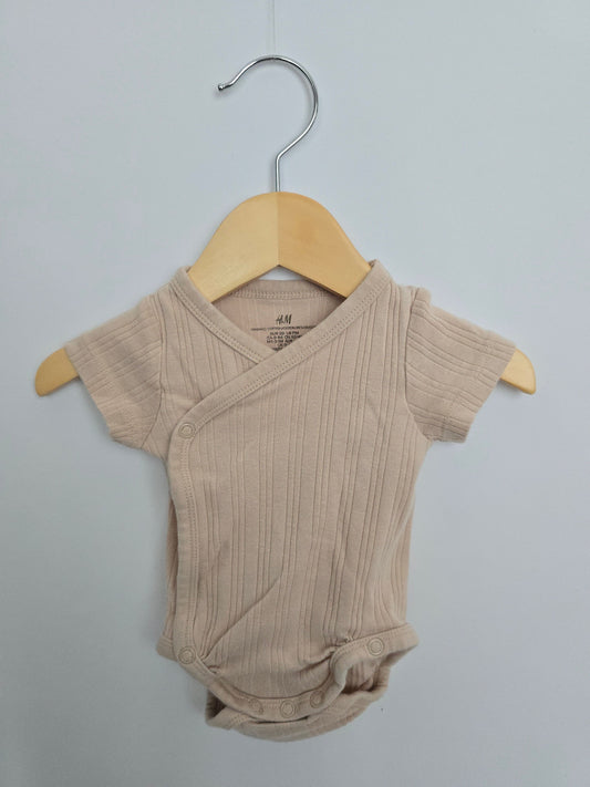 H&M Pink Layette Bodysuit • Newborn
