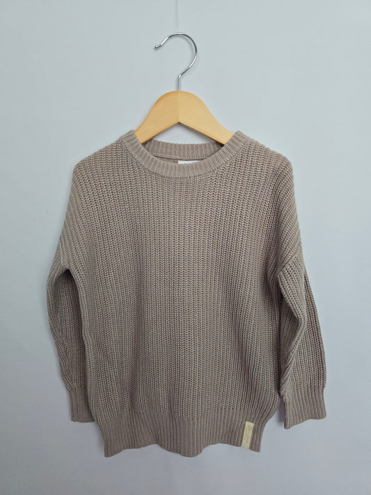 NEW Jax & Lennon Fog Knit Sweater • 2-3 years