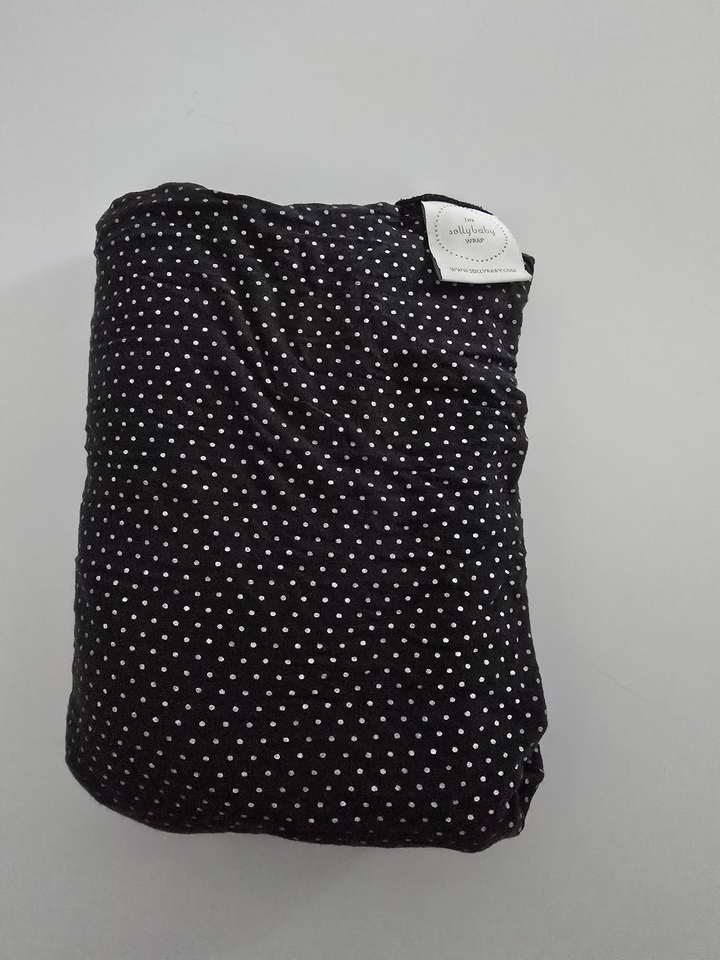 Solly Baby Black Polkadot Wrap Carrier