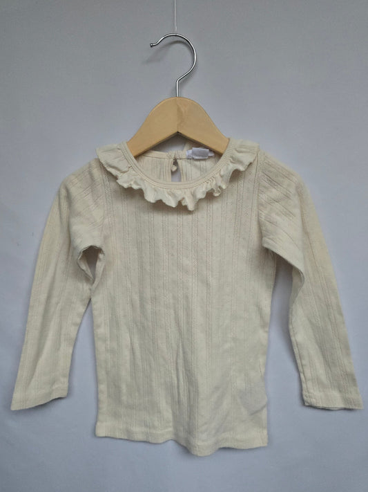 Jamie Kay Peter Pan Collar Top • 3T