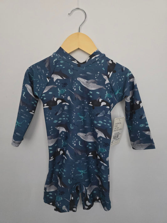 NEW Current Tyed Whales Sunsuit • 12 months